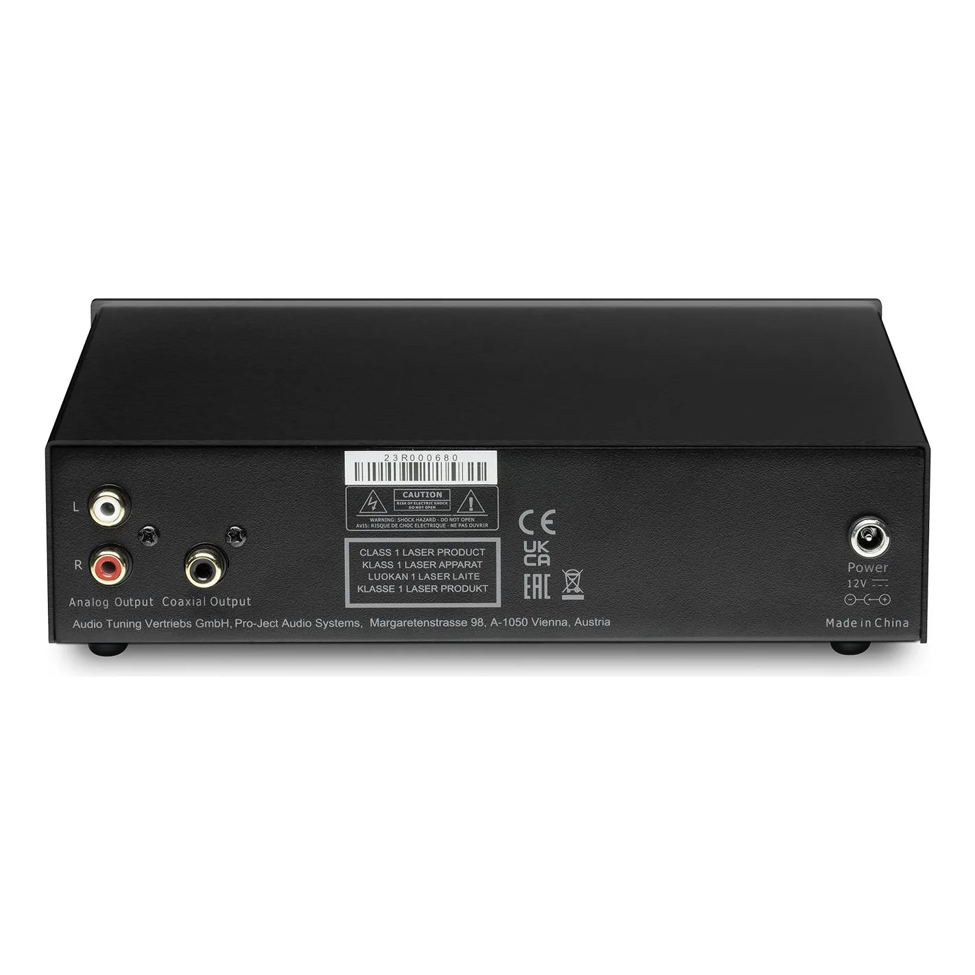 PRO JECT CD Box E Black — Reproductor de CD