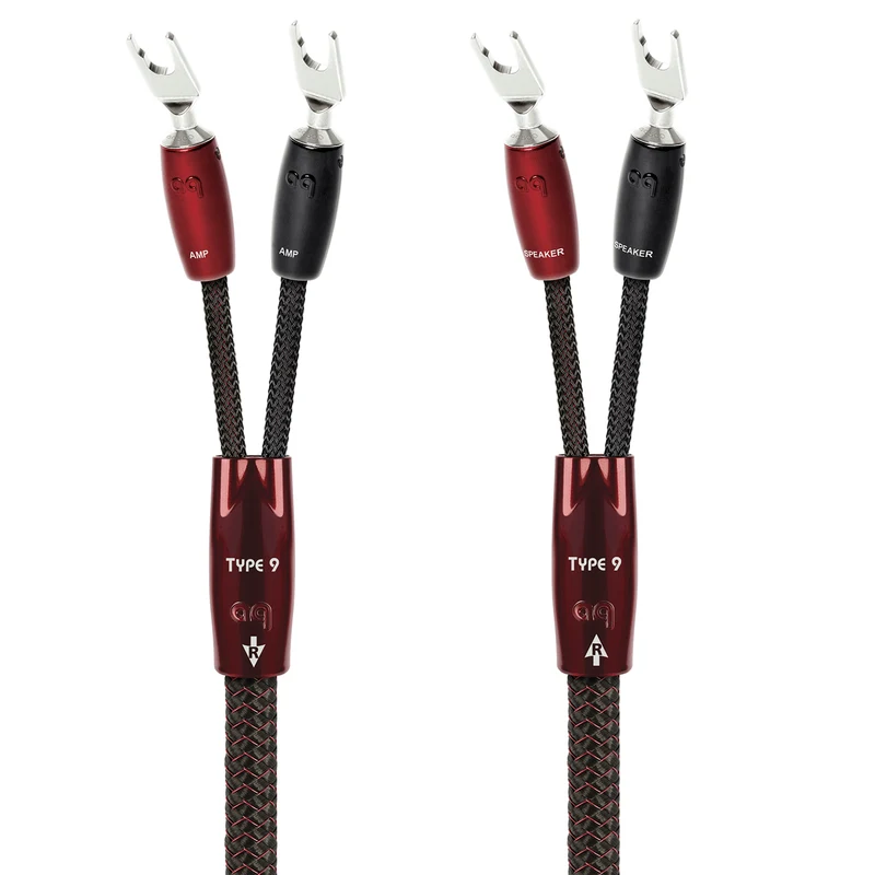 AudioQuest Type 9 — Cable de bocina premium (par 2.0 m, bananas BFAS)