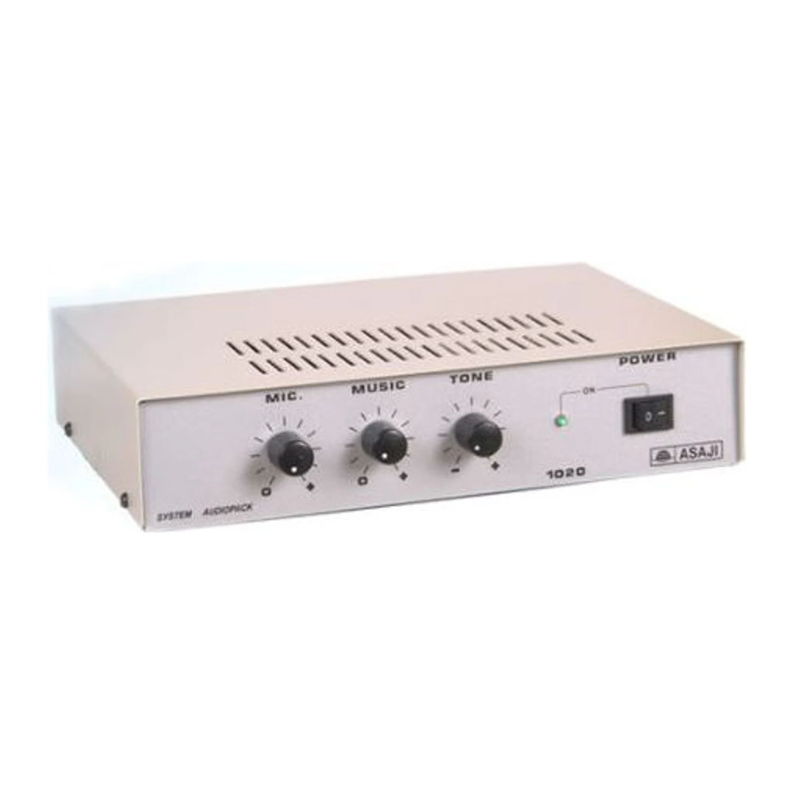Asaji 1020 — Amplificador Mezclador 20W 4-8 Ohms 70V