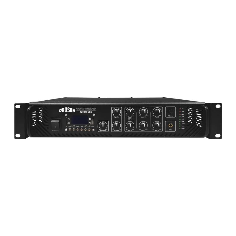 Radson Amplificador Mezclador 1200M-USB