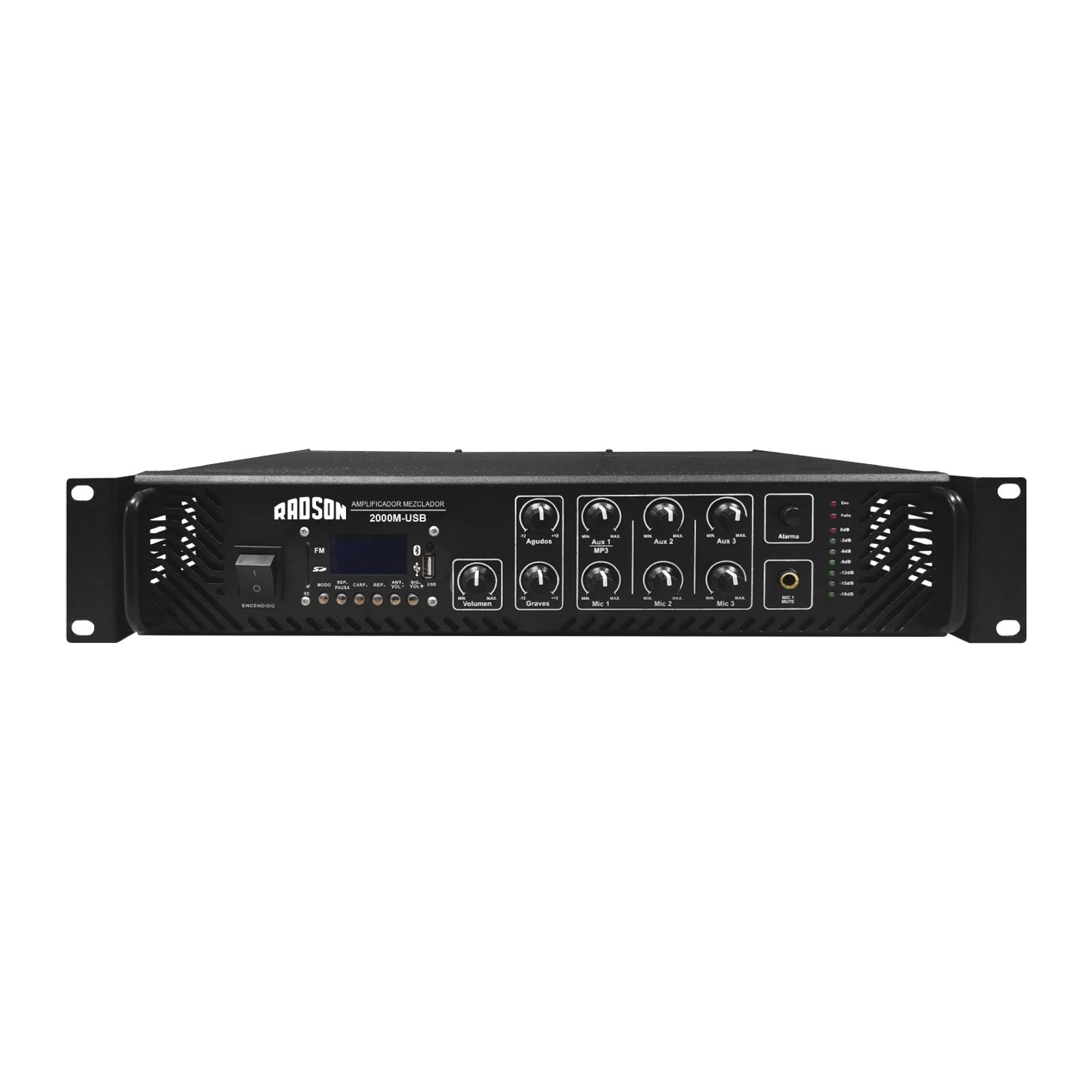 Radson Amplificador Mezclador 2000M-USB