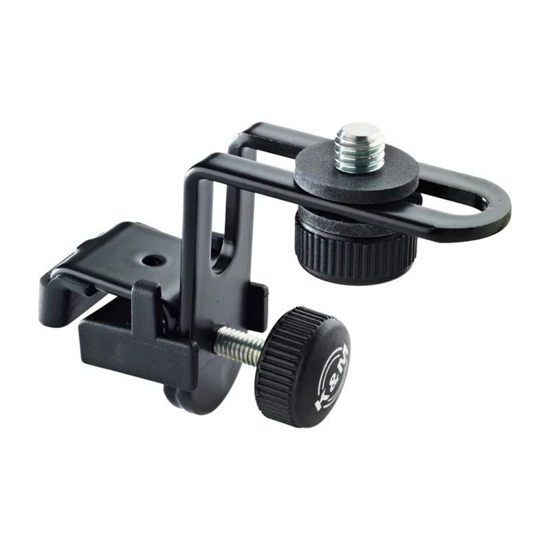 K&M 24030-500-55 Soporte de microfono para bateria color negro.