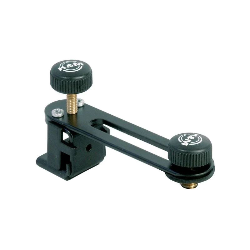 K&M 24035-500-55 Soporte de microfono para bateria color negro.