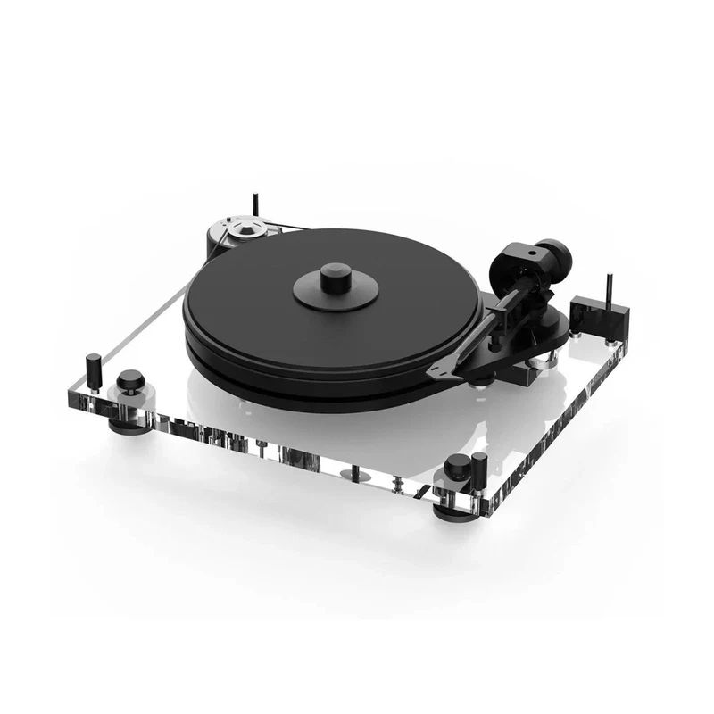 PRO-JECT 6PERSPEX Tornamesa con brazo EVO 9", translucida
