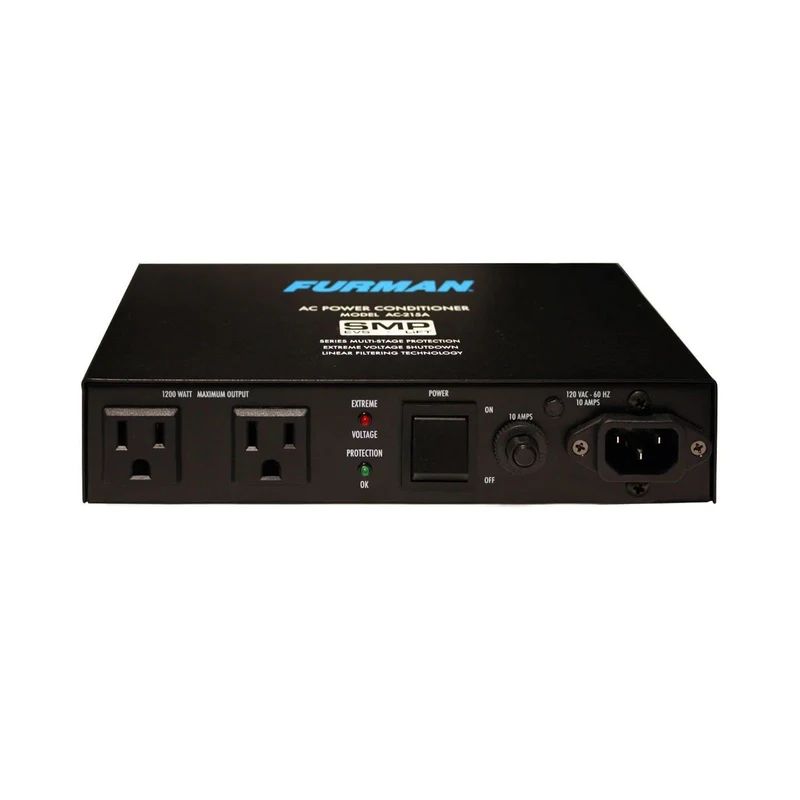 Furman AC-215A — Acondicionador de Energía Compacto 10 A con Protección de Voltaje Auto-Restaurable