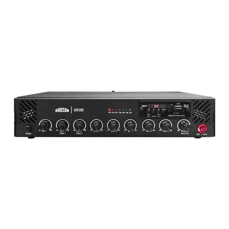 Radson Amplificador mezclador de audio AR500