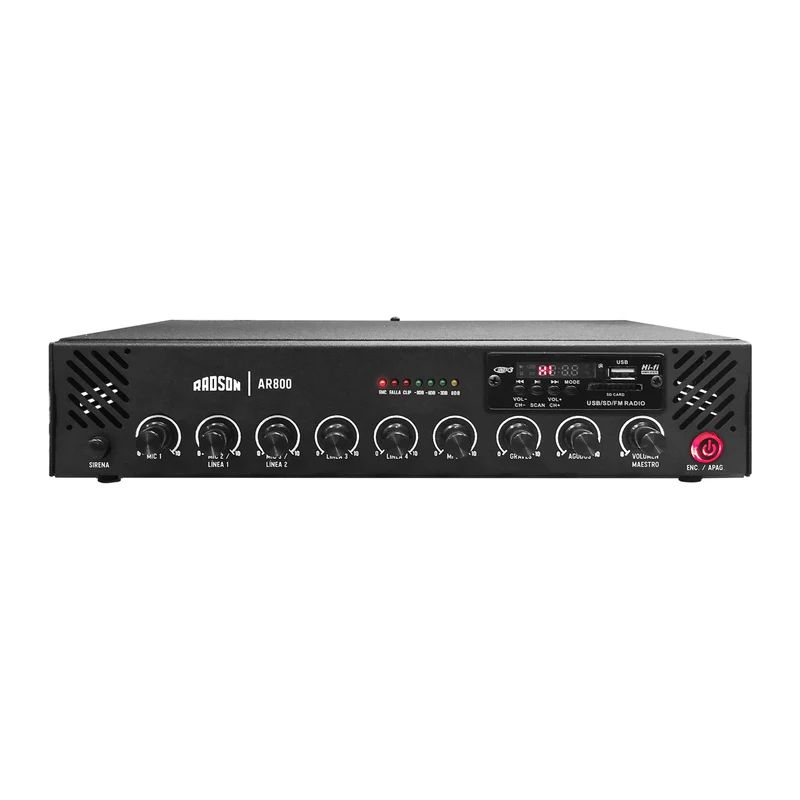 Radson Amplificador mezclador de audio AR800