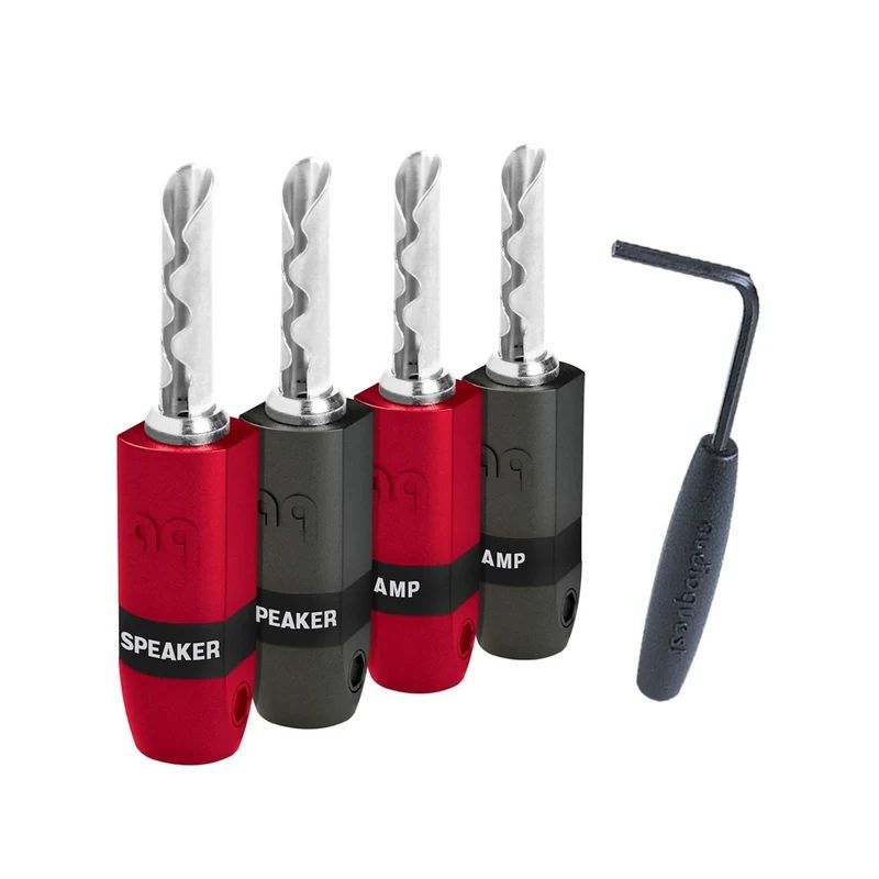 AudioQuest SureGrip 300 — Conectores Banana (Juego de 4)