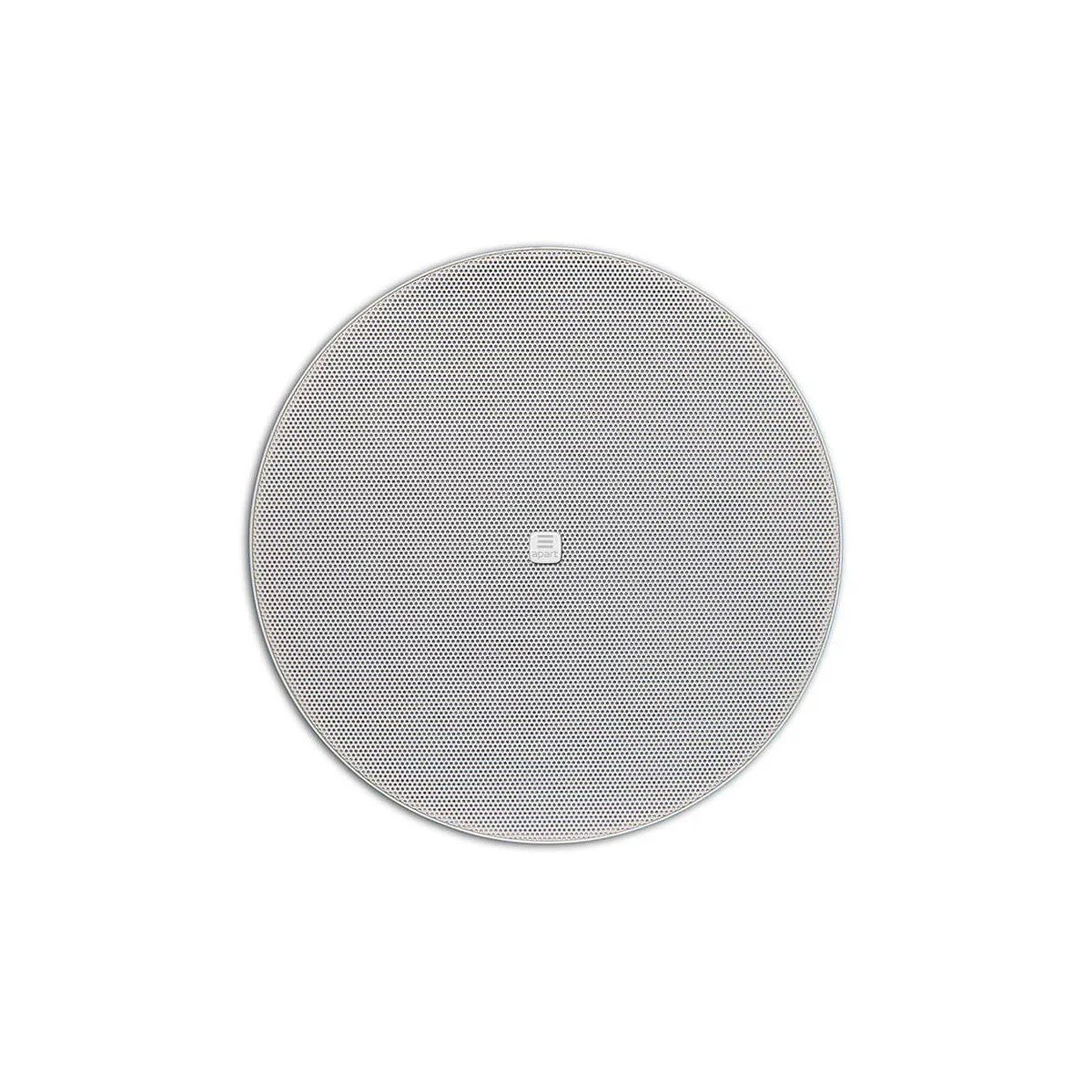 APART CM20DT Par de altavoces para techo sin bote 6.5" operación en linea de 70/100 volts blanco