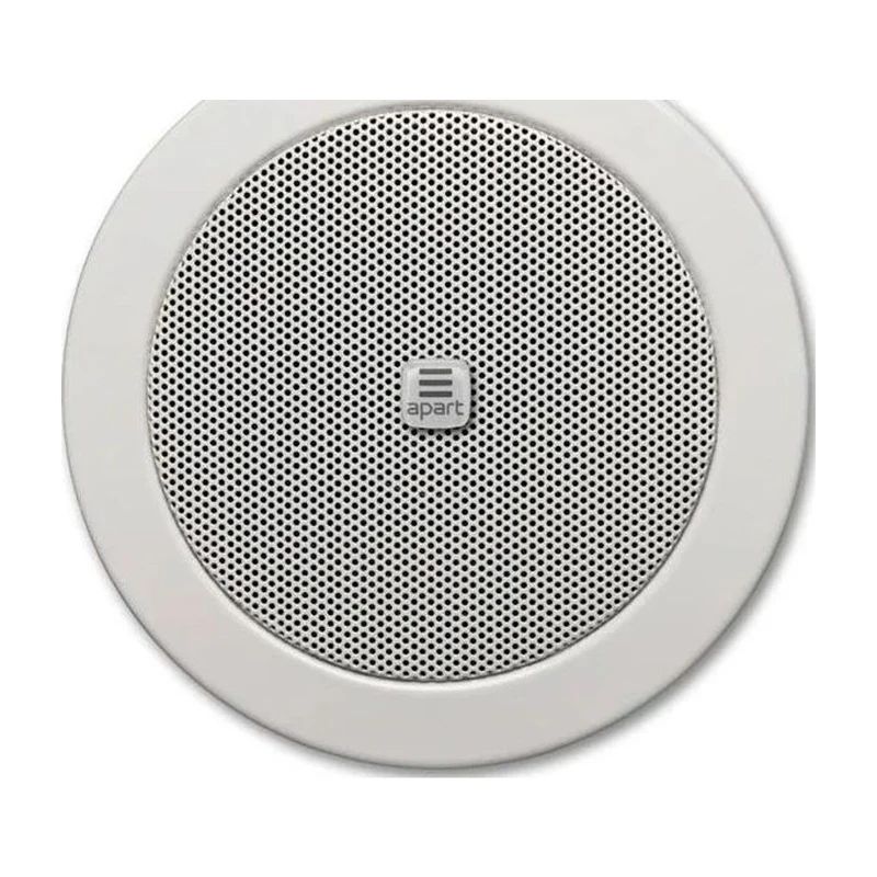 APART CM4T Par de altavoces sin bote para techo 4" con transformador para linea de 70/100 volts
