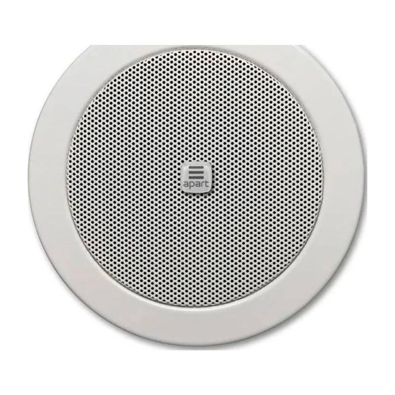 APART CM4T Par de altavoces sin bote para techo 4" con transformador para linea de 70/100 volts