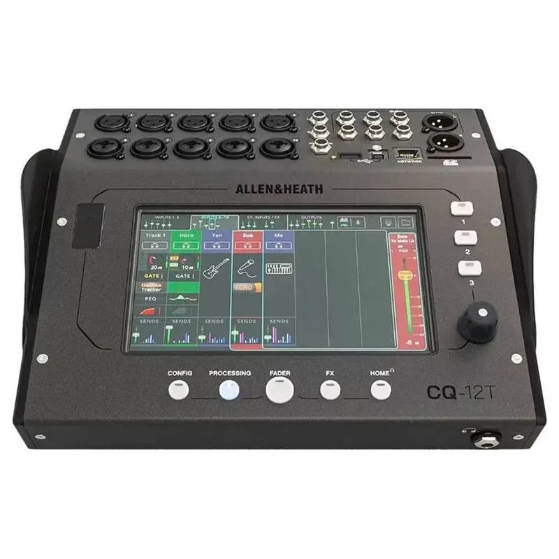 ALLEN & HEATH CQ-12T Mezclador digital ultracompacto de 12 entradas y 8 salidas