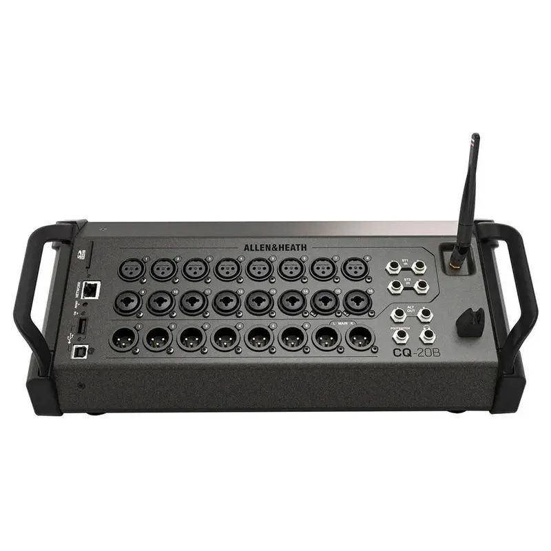ALLEN & HEATH CQ-20B Mezclador digital ultracompacto de 20 entradas y 8 salidas con Wi-Fi