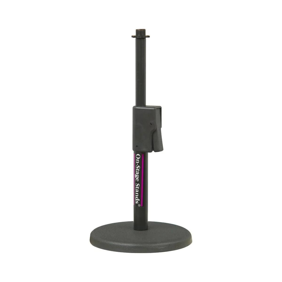 ON-STAGE DS7200QRB Soporte de escritorio para microfono, color negro