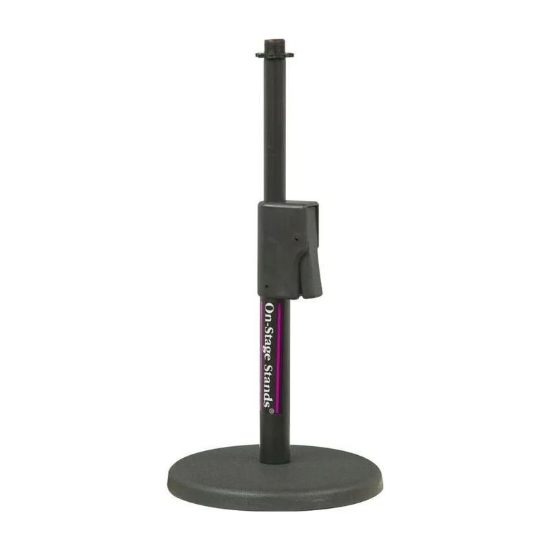 ON-STAGE DS7200QRB Soporte de escritorio para microfono, color negro