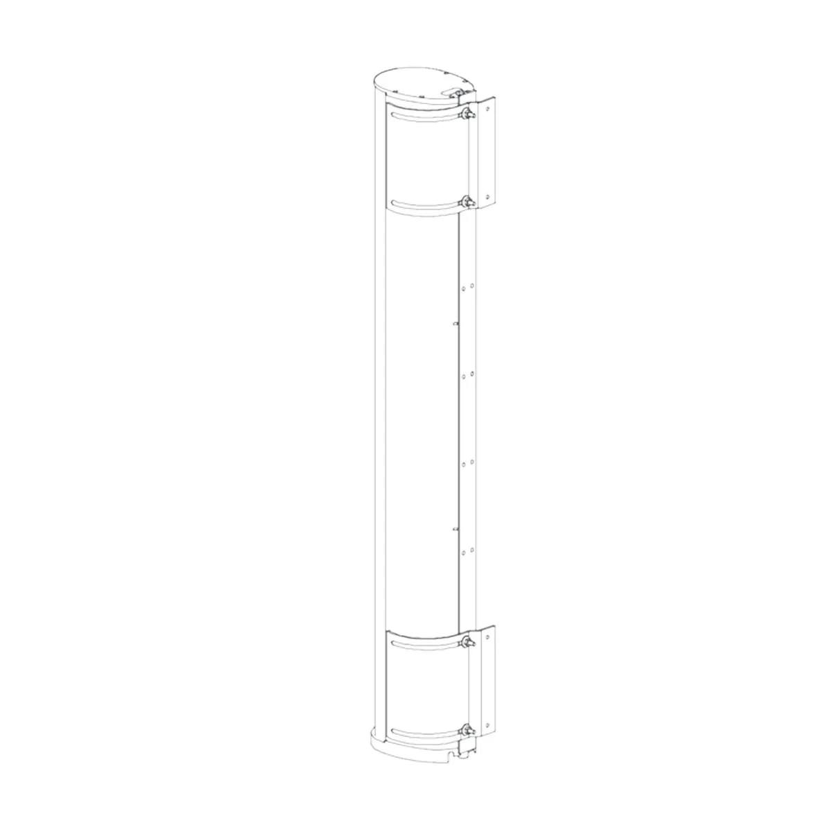 BIAMP Soporte p/serie ENTASYS, blanco