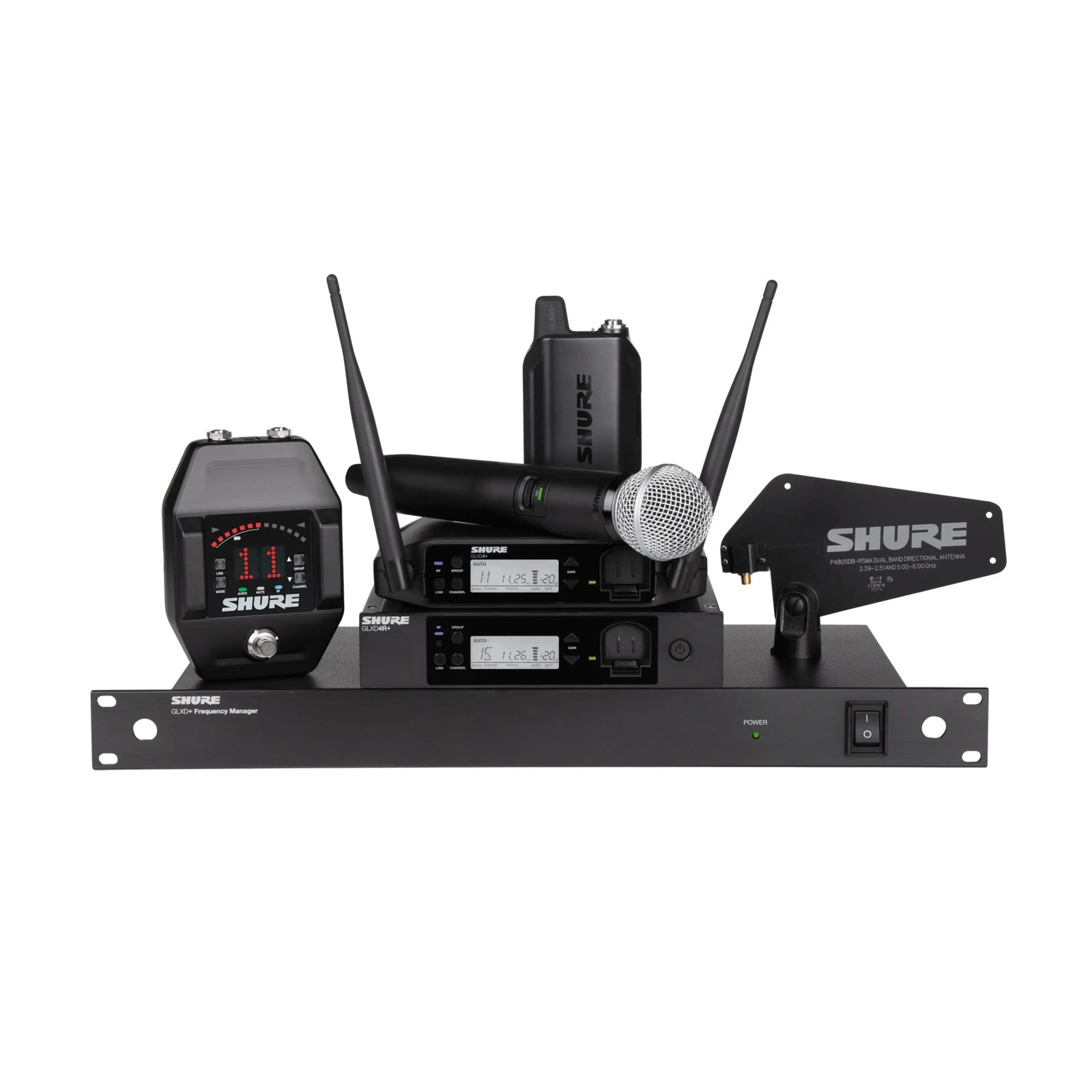 Shure GLXD2+/B87A — GLX-D+ Dual Band (cápsula B87A)