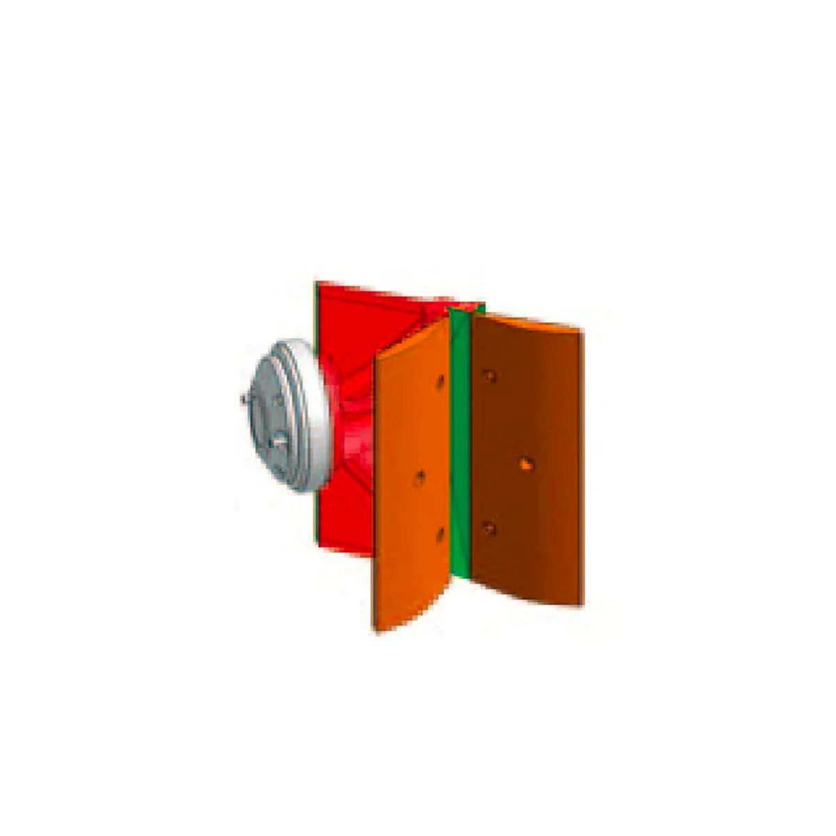 NEXO GPT-FLG NEXO GPT-FLG Par de "Aletas" para abrir la dispersión horizontal a 120