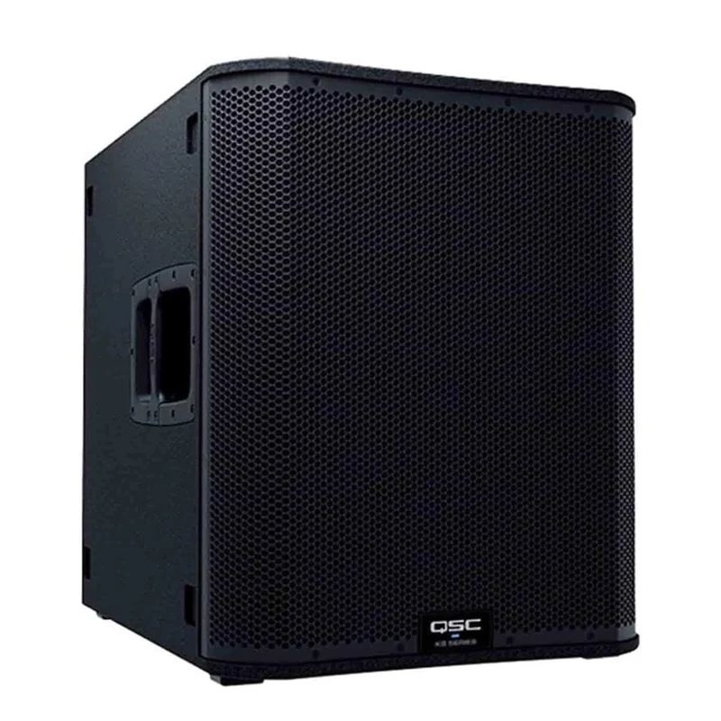 QSC KS118 Subwoofer auto-amplificado de 18 pulgadas, color negro