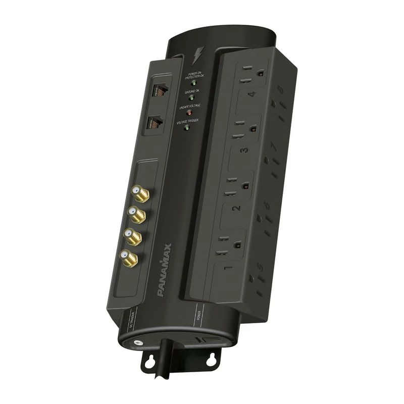 PANAMAX M8-AV-PRO Acondicionador de corriente eléctrica para componentes AV, 8 contactos