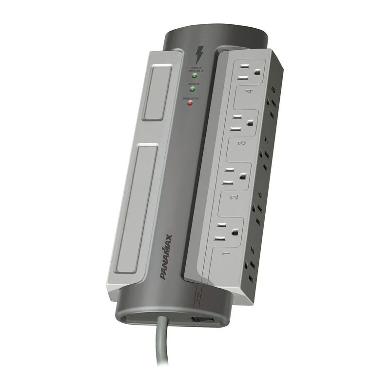 PANAMAX M8-EX Acondicionador de corriente eléctrica para componentes AV, 8 contactos