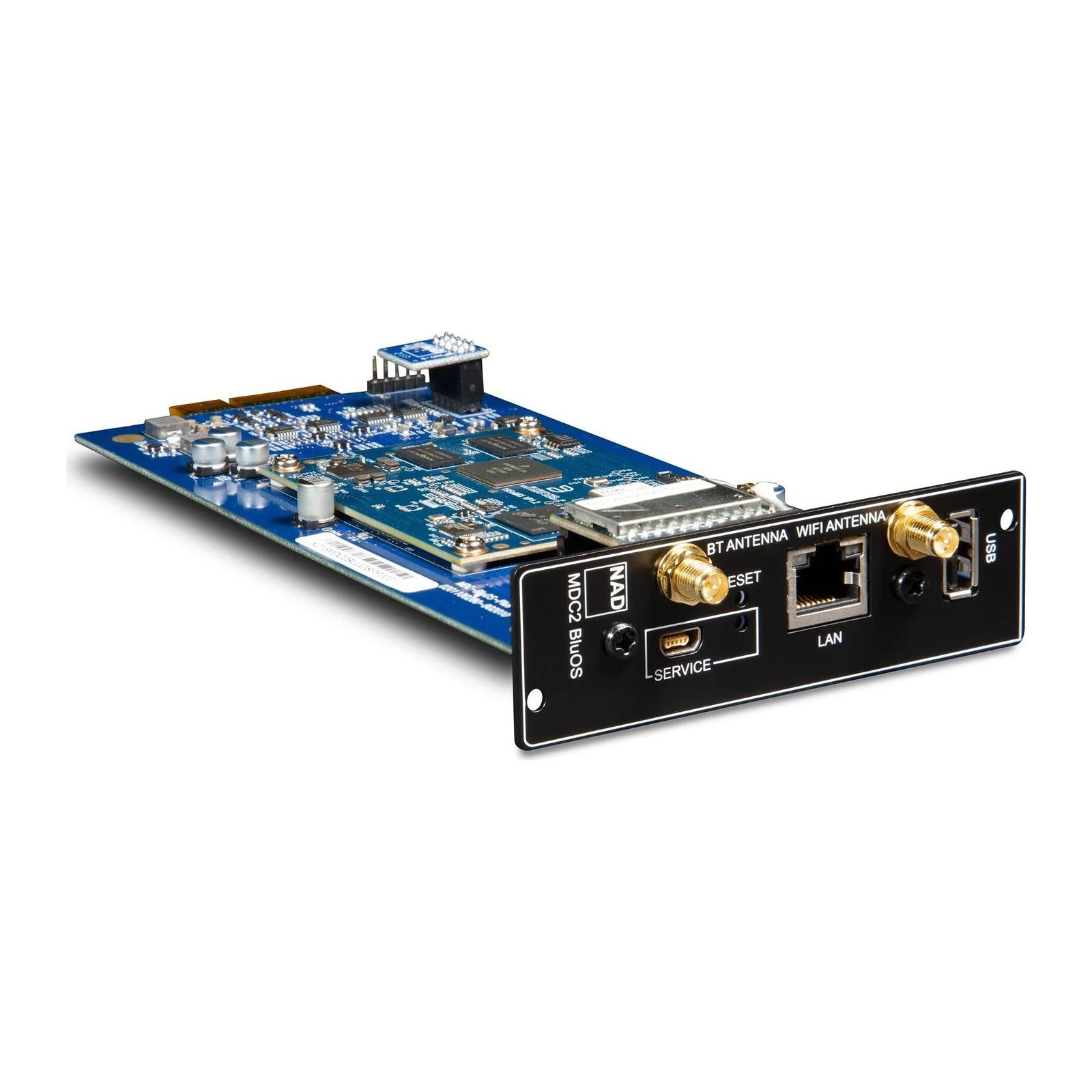 NAD MDC2 BluOS-D — Módulo de Streaming y Corrección de Sala