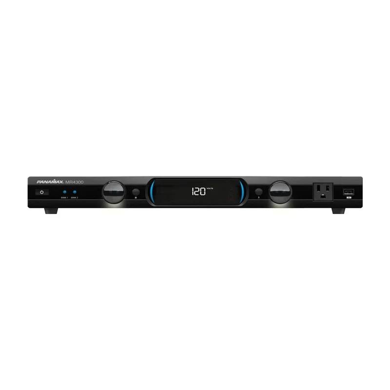 PANAMAX MR4300 Acondicionador de corriente eléctrica con voltimetro digital, 9 contactos