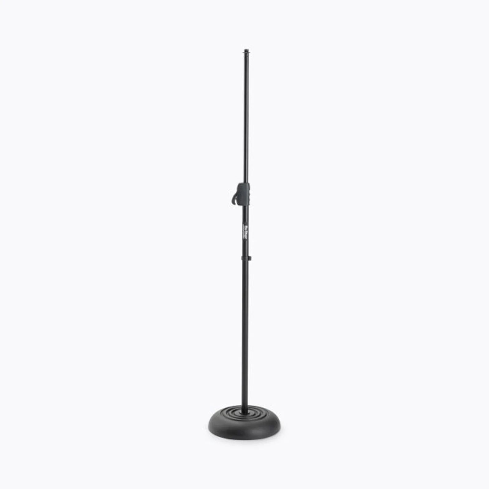 ON-STAGE MS7201QRB Pedestal para microfono con base redonda, color negro
