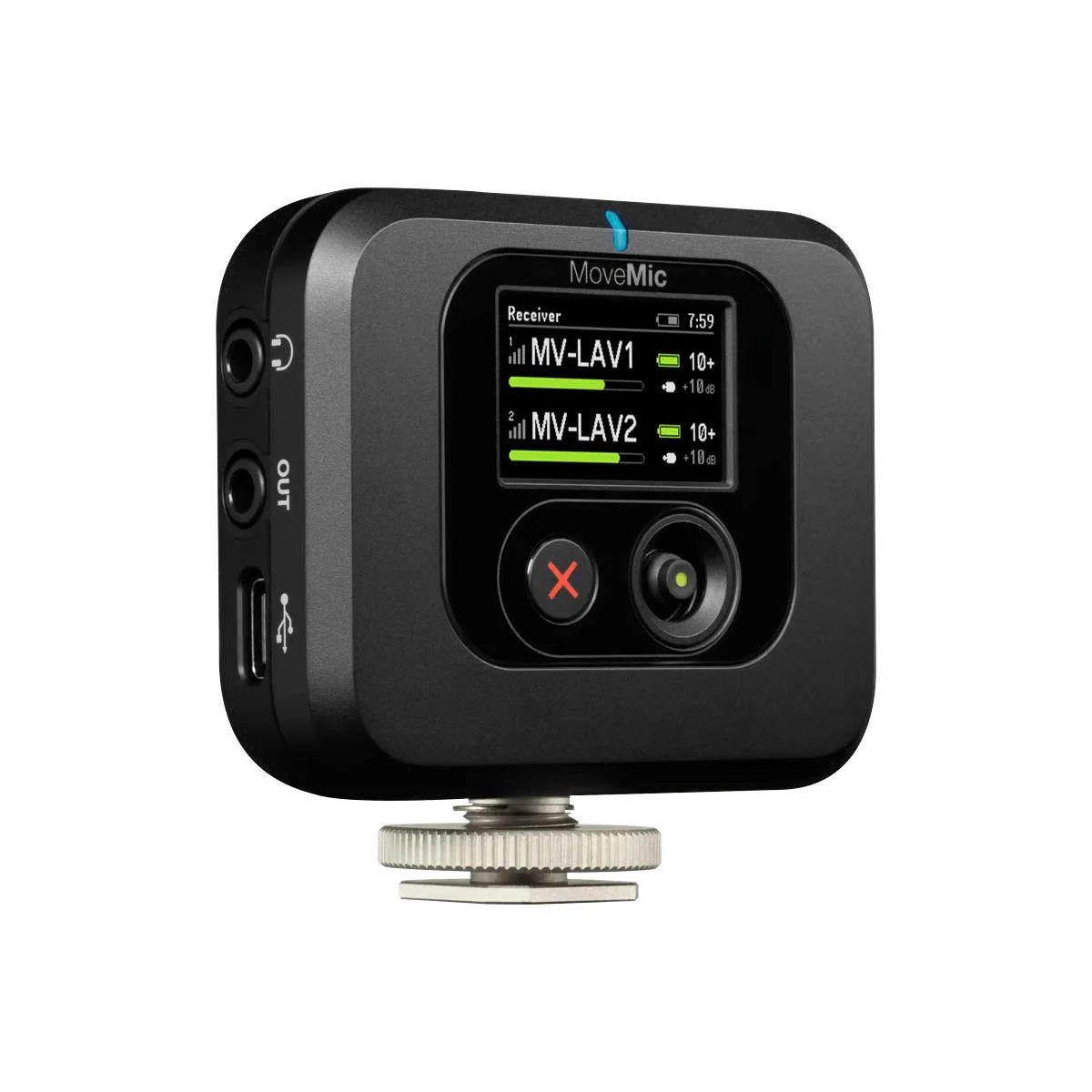 SHURE MV-R Receptor portatil para camaras y dispositivos moviles