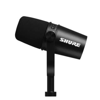 SHURE MV7-K-BNDL Microfono para podcast y home office con tripie de mesa