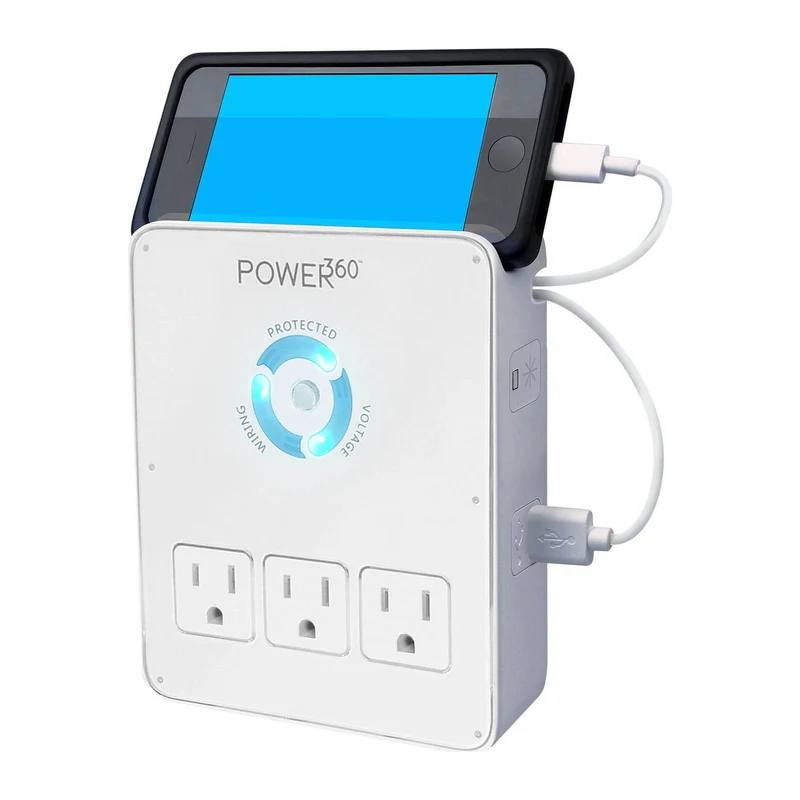PANAMAX P360-DOCK Protector contra descargas eléctricas con dos puertos USB para carga