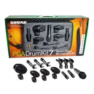 SHURE PGADRUMKIT7 Kit de 7 microfonos para bateria