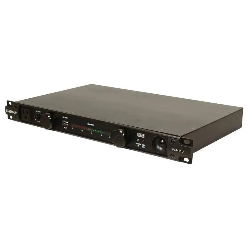 Furman PL-PRO C — Acondicionador de Energía 20A con Luces Retráctiles y Voltímetro LED