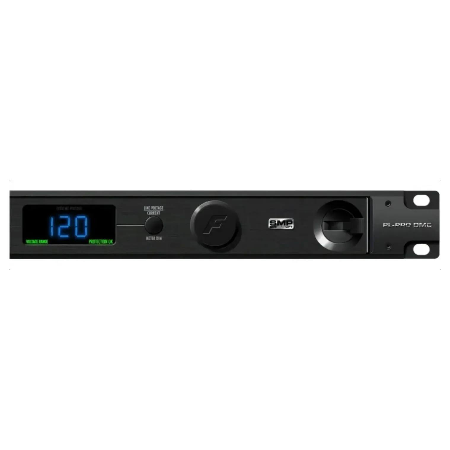 Furman PL-PRO DMC — Acondicionador de Energía 20A con Luces Retráctiles y Voltímetro/Amperímetro Digital