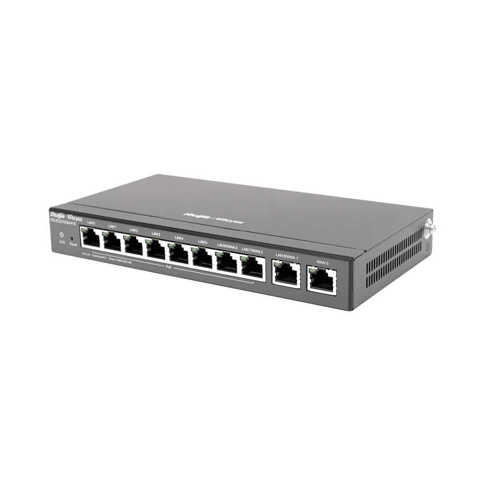 Router Balanceador con Función SD-WAN, PoE+ hasta 110 Watts, Hasta 4 Servicios de Internet y hasta 350 clientes con desempeño de 1.5 Gbps