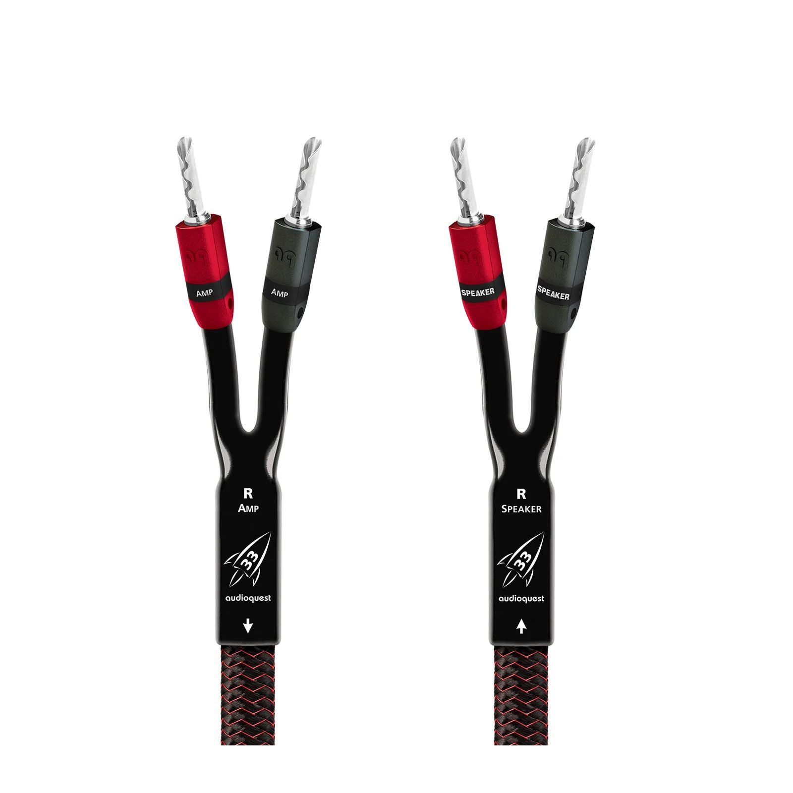 AudioQuest Rocket 33 — Cable de bocina (par, bananas)