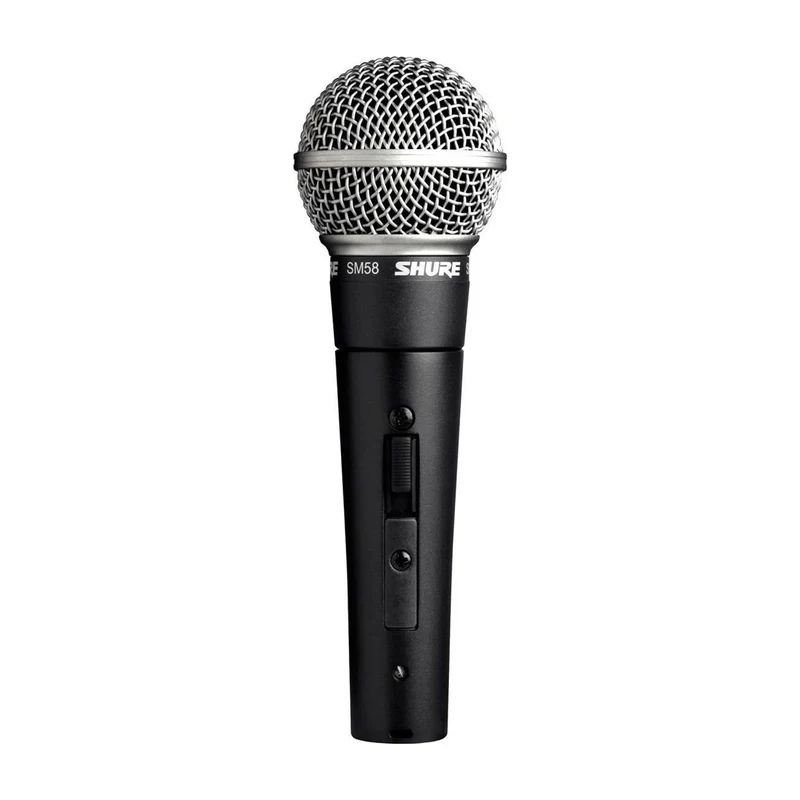 SHURE SM58S Microfono dinamico para voz con interruptor de encendido