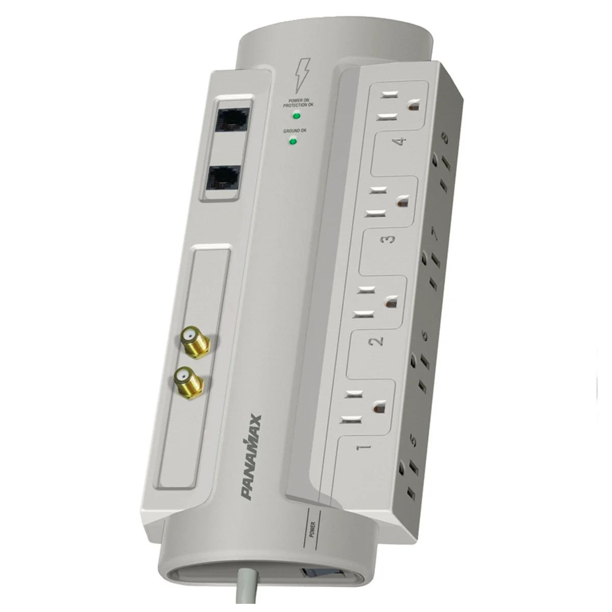 PANAMAX SP8-AV Acondicionador de corriente electrica para componentes AV, 8 contactos