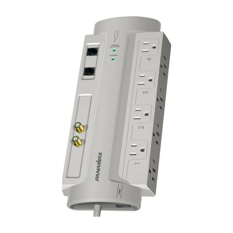 PANAMAX SP8-AV Acondicionador de corriente electrica para componentes AV, 8 contactos