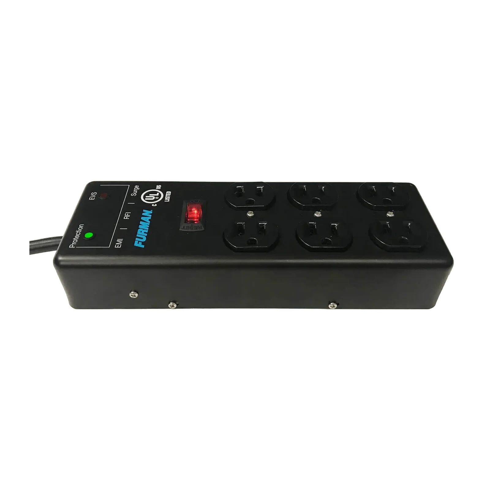 Furman Pro Plugs SS-6B-PRO — Acondicionador de Energía 6 Salidas con Protección EVS y Filtración EMI/RFI