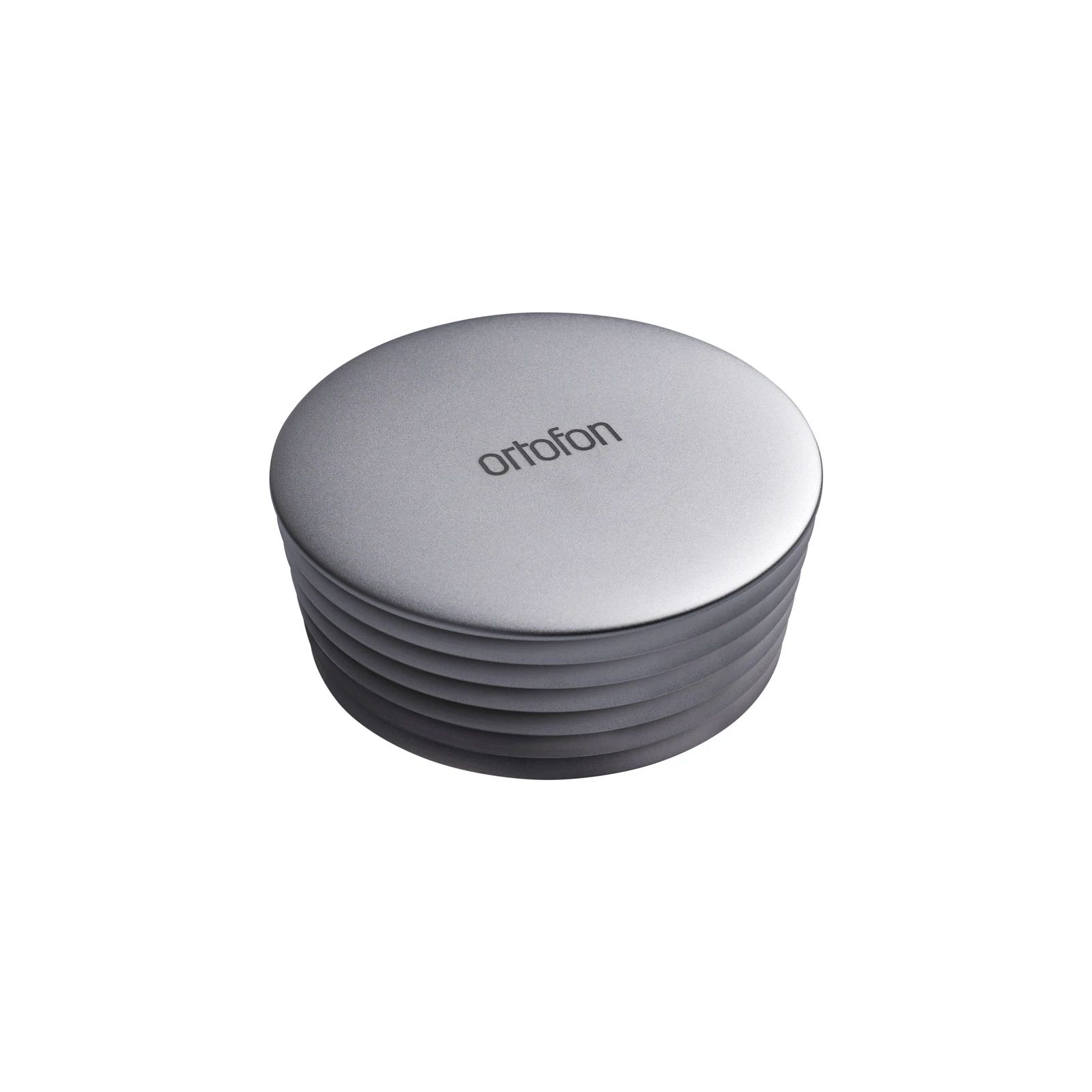 Ortofon Record Stabilizer Heavy — Estabilizador de Disco Plateado