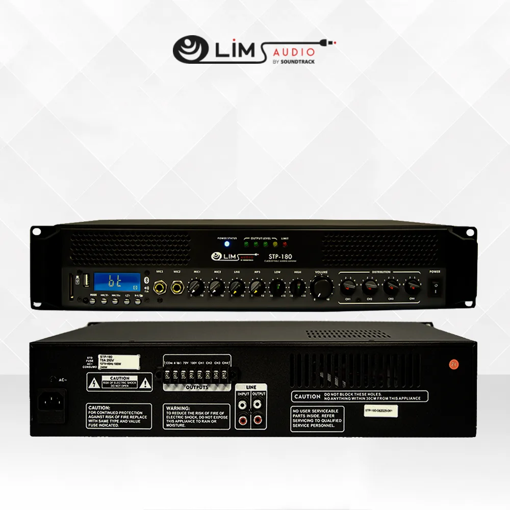 STP-180 Amplificador De Publidifusión Para Interiores