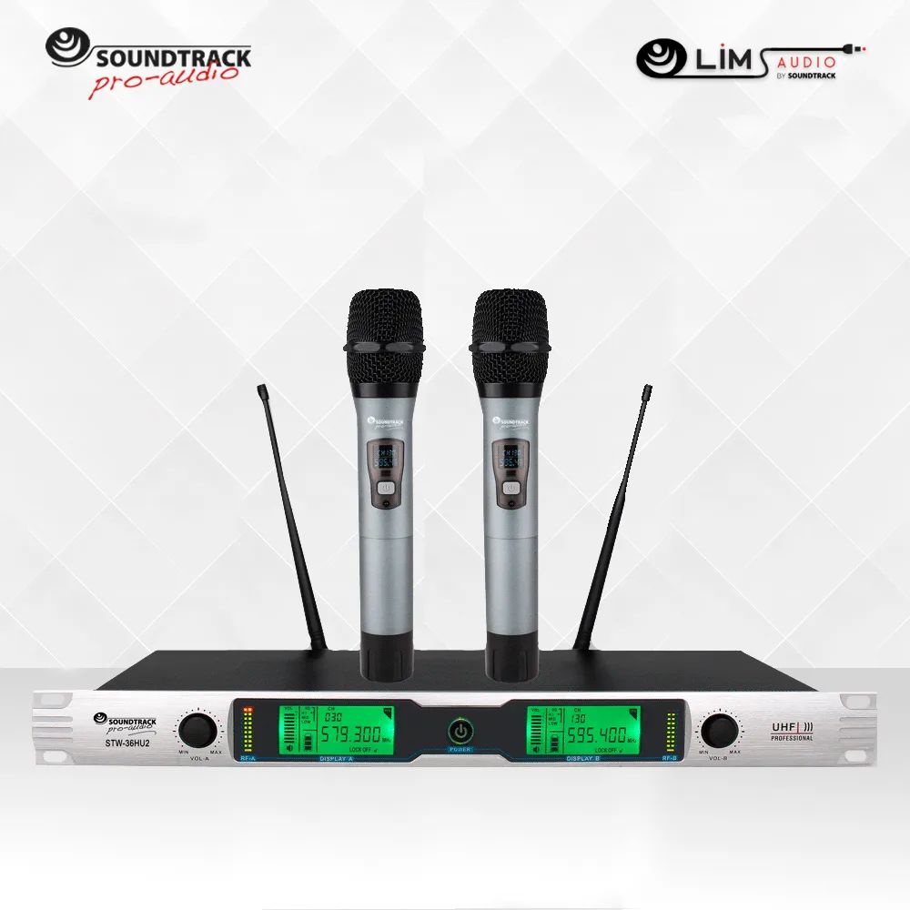 STW-36HU2 Micrófono inalámbrico UHF de dos canales