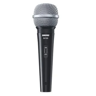 SHURE SV100 Microfono dinamico para voz con cable XLR-Plug jack 6.3 mm