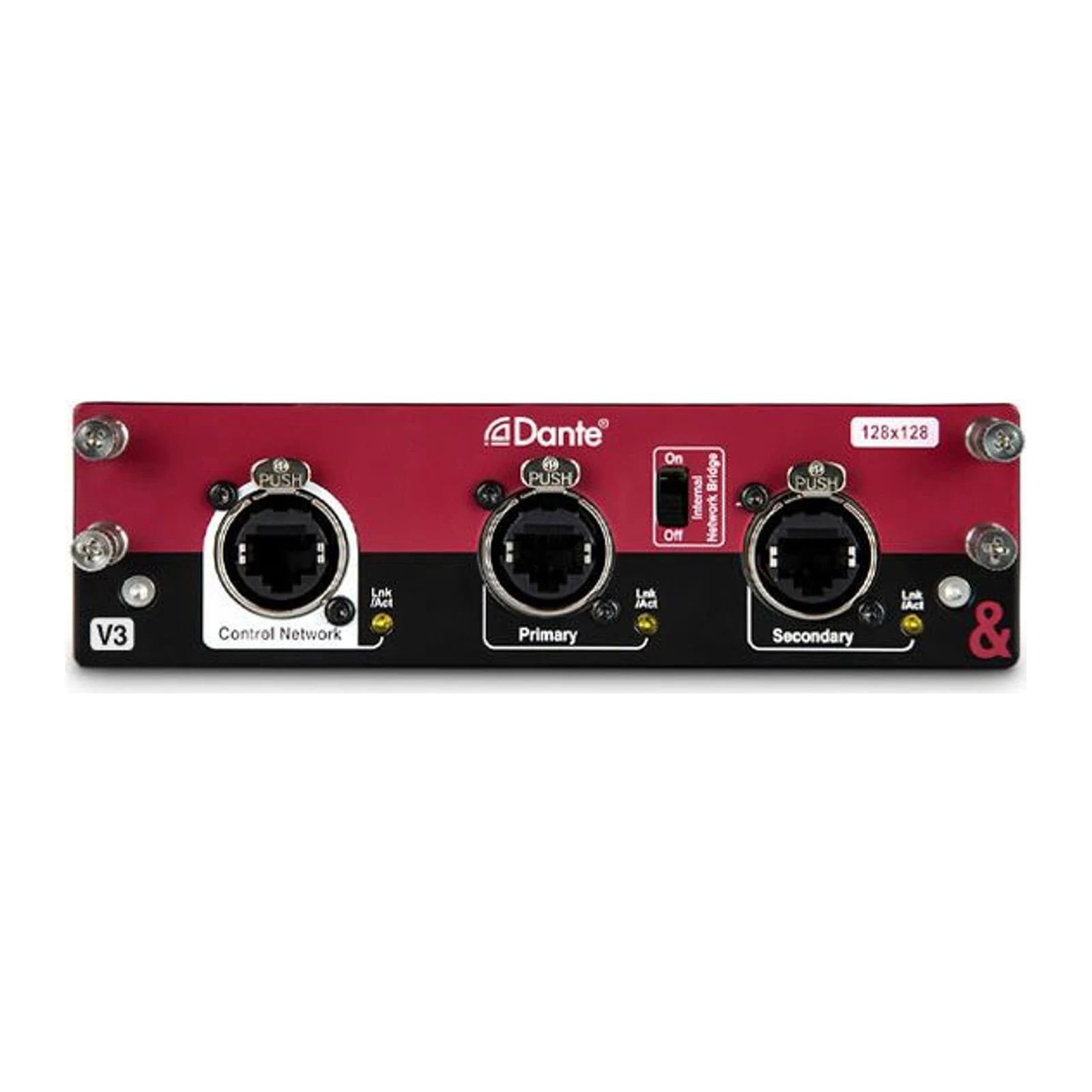 Allen & Heath Dante 128×128 — Tarjeta de red Dante para Avantis y dLive