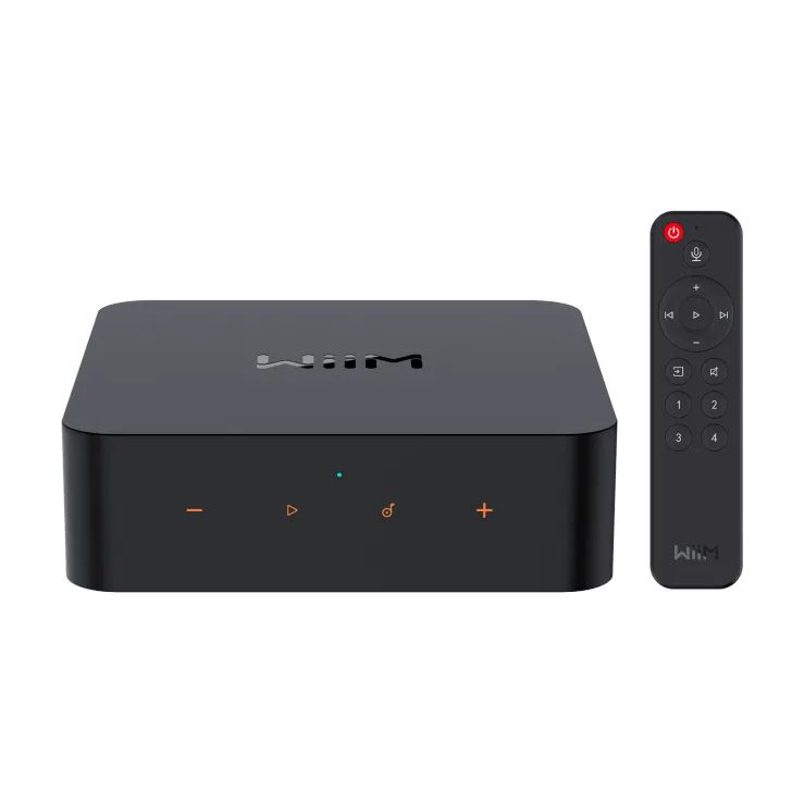 WiiM Pro Plus — Streamer Hi-Res con DAC AKM premium y control remoto por voz