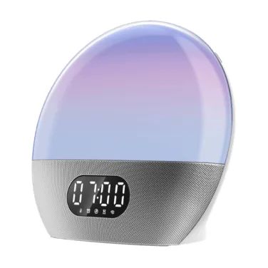 WiiM Wake-Up Light — Luz despertador con Alexa y streaming de música