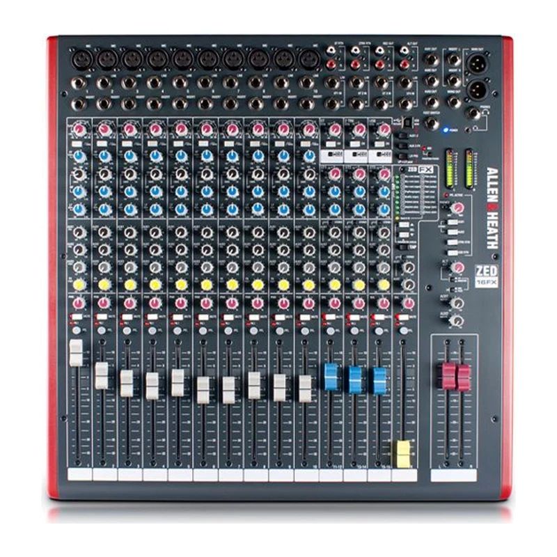 Allen & Heath ZED-16FX — Mezcladora analógica de directo con FX e interfaz USB