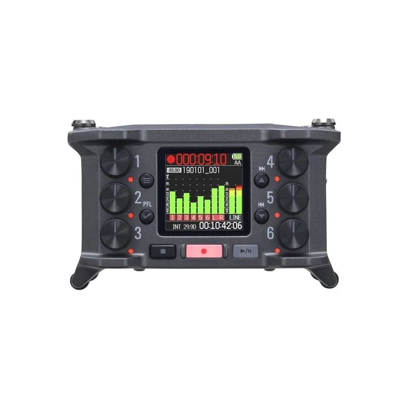ZOOM ZF6 Grabadora de campo multritrack con 6 entradas de microfono