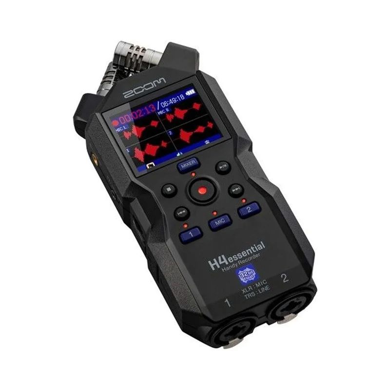 ZOOM ZH4E Grabadora portatil con capsula de micrófono X/Y integrada, color negro